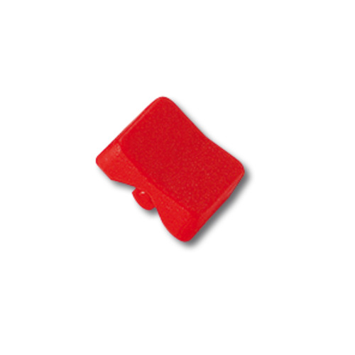 BJB Red square rocker for switches 43.409 - 43.409.-008.84