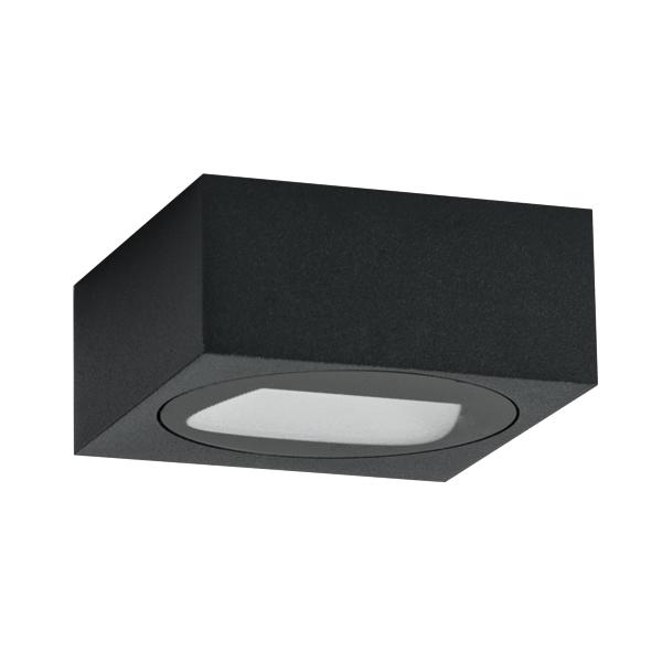 Brumberg LED wall light QUADER, IP65, direct - 10120103