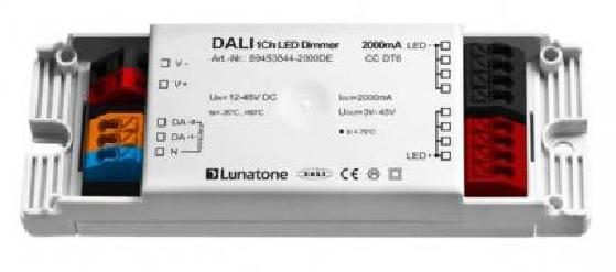 Lunatone LED-Dimmer DALI 1Ch CC 2000mA