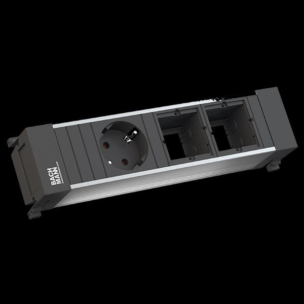 Bachmann Steckdosenleiste 1xSchutzk. 2xABD 916.001 günstig online kaufen