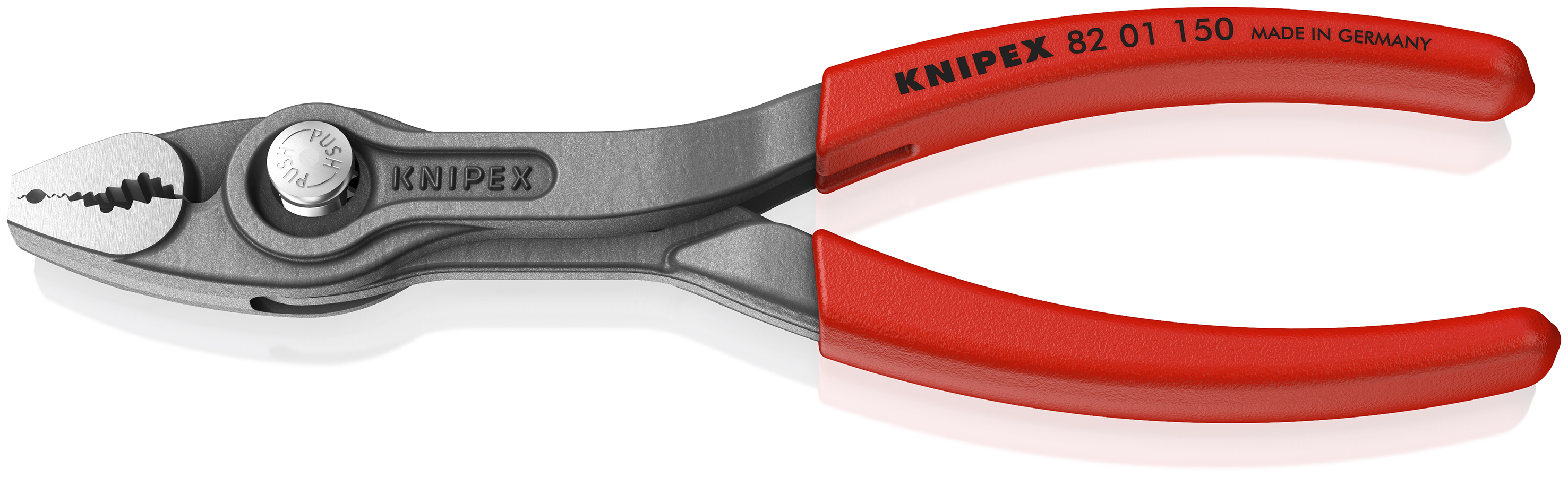KNIPEX TwinGrip Frontgreifzange rot/blau, Länge 250mm KNIPEX TwinGrip Frontgreifzange rot/blau, Länge 250mm