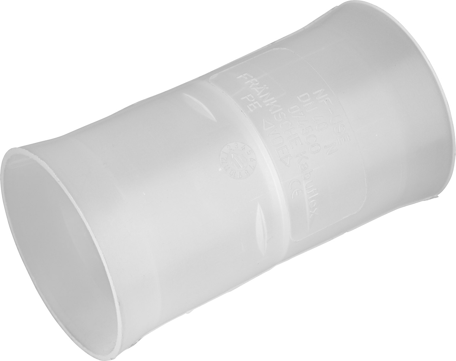 Fränkische Muffe transparent Kabuflex 63 transp