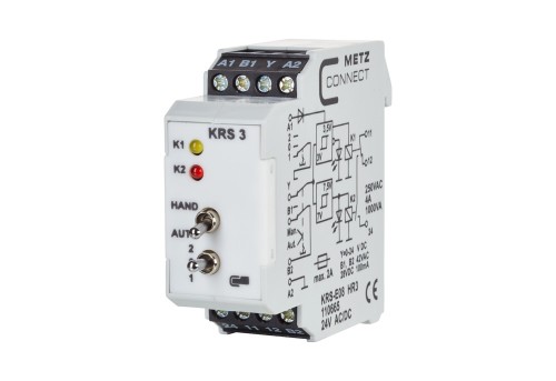 Metz Connect Schnittstellenmodul 1W KRS-E08 HR3 24ACDC - 110665