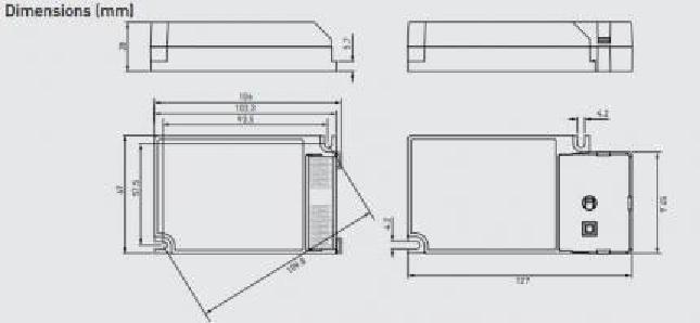 Helvar LED-Driver LC1x30-E-DA