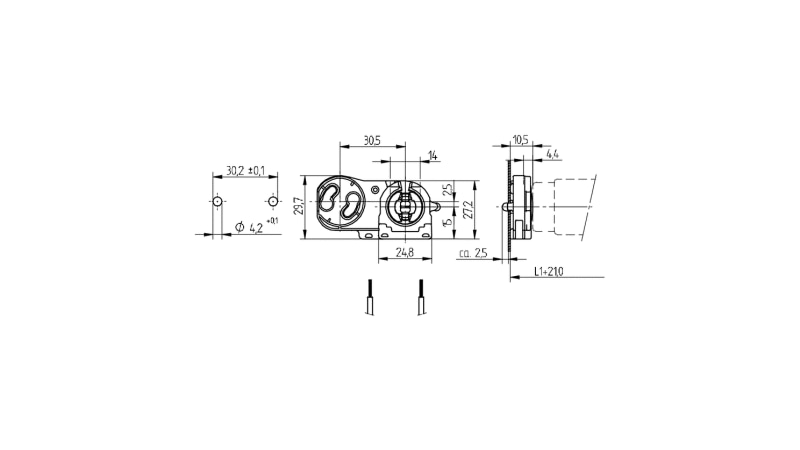 BJB Einbaufassung G13 26.422.5010.50