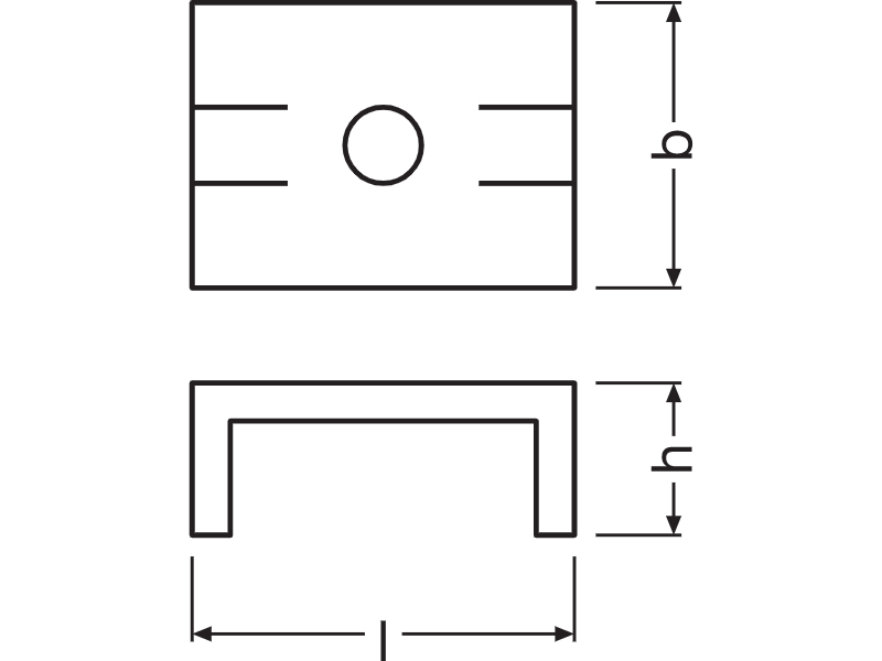 Ledvance Medium Profiles for LED Strips -PM05/MB