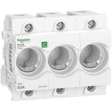 Schneider Electric Neozed Sicherungssockel 3P, 63A, 400V R9J02363