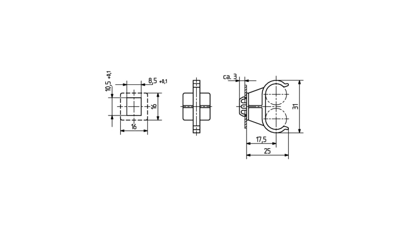 BJB Halter für Lampen TC-S 26.719.-013.50