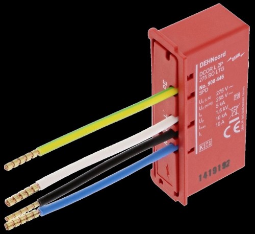 DEHN Überspannungsableiter Typ 2 DEHNcord, 2-p. DCOR L 2P 275 SO LTG - 900446