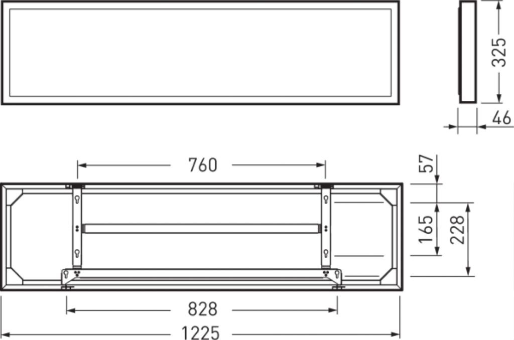 Trilux twenty3 LED-Anbauleuchte 2350 G3 D2 PW19 4000-8MC ETWD