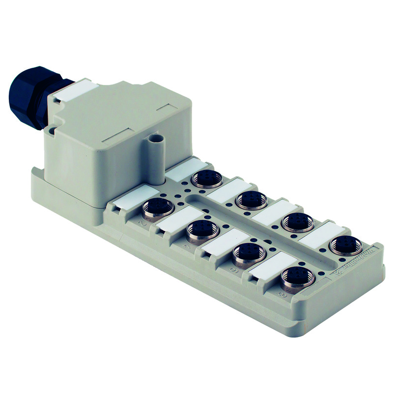 Weidmüller Sensor-Aktor-Verteiler kompl.Modul, IP68 SAI-8-M 5P M12