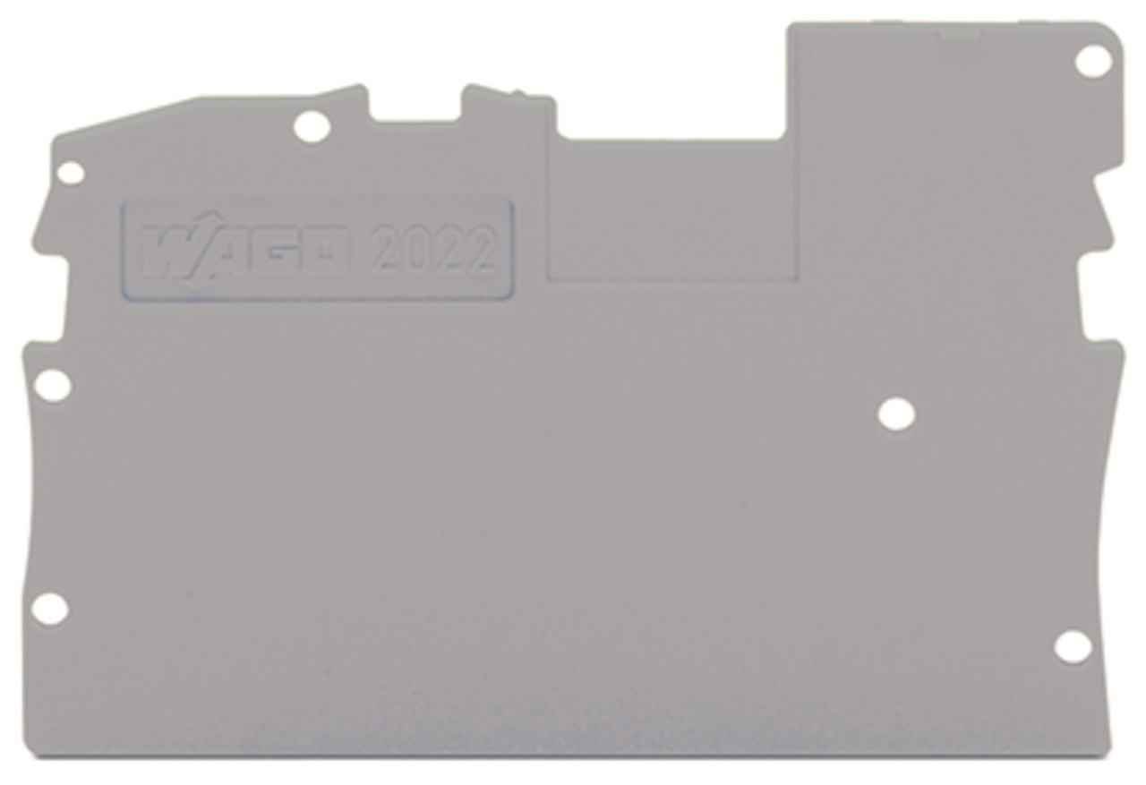WAGO GmbH & Co. KG Abschlussplatte grau 2022-1291