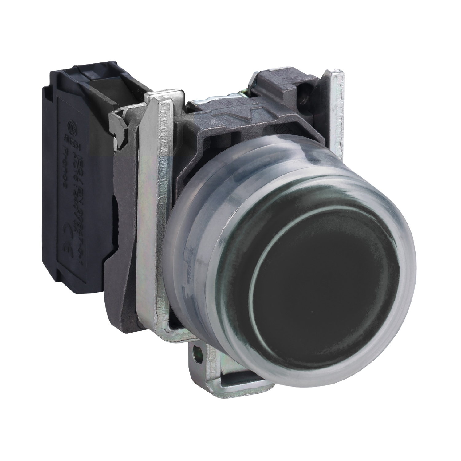 Schneider Electric Drucktaster 1S, m.Schutzkapp.sw XB4BP21