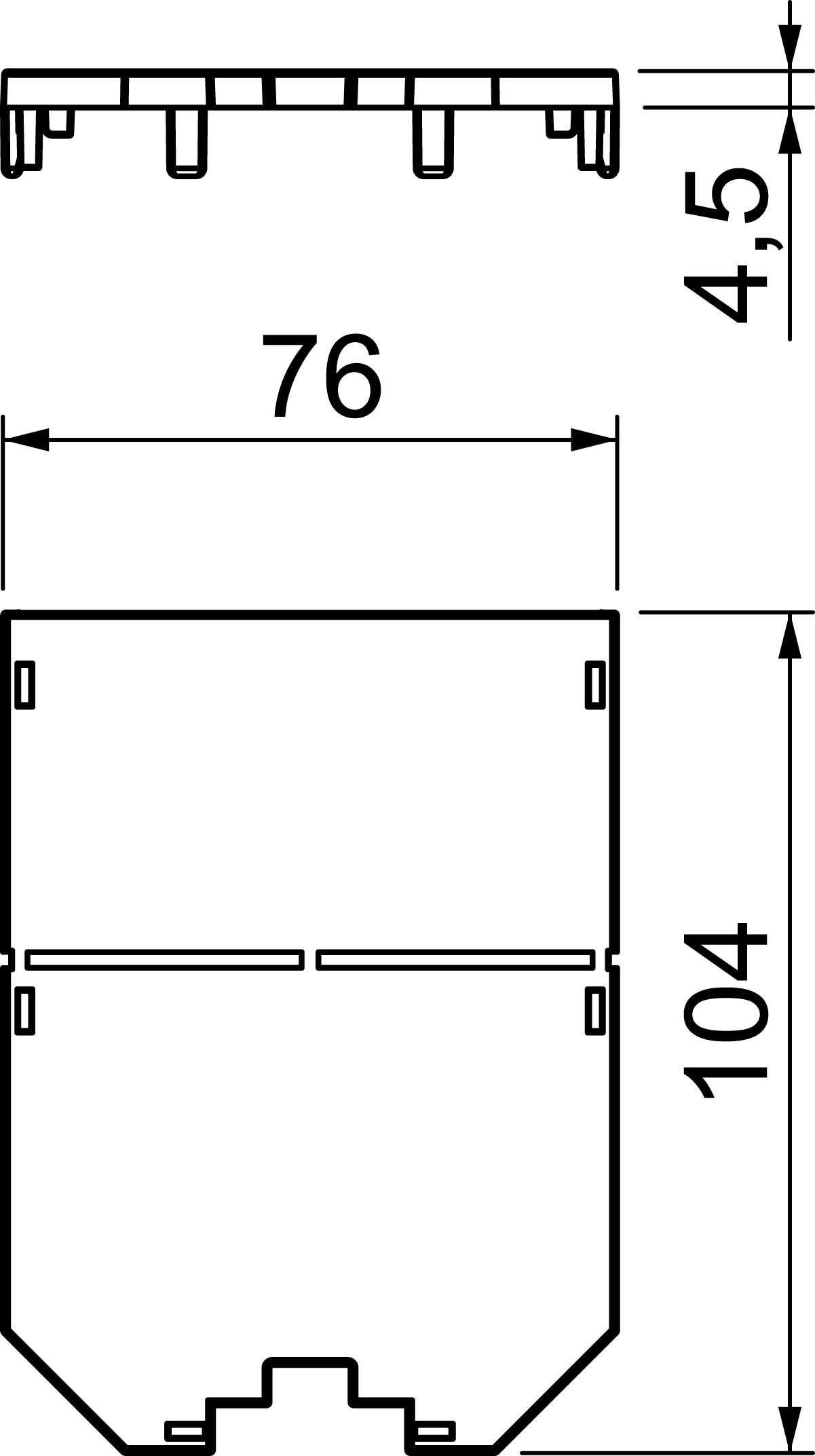OBO Bettermann Vertr Abdeckplatte für UT4, blind UT34 P0 - 7408745 OBO Bettermann Vertr Abdeckplatte für UT4, blind UT34 P0 - 7408745