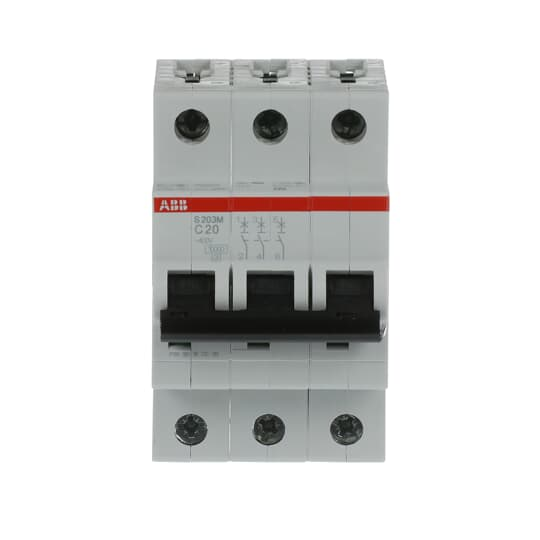 ABB Stotz S&J Sicherungsautomat 10kA 20A C 3p S203M-C20