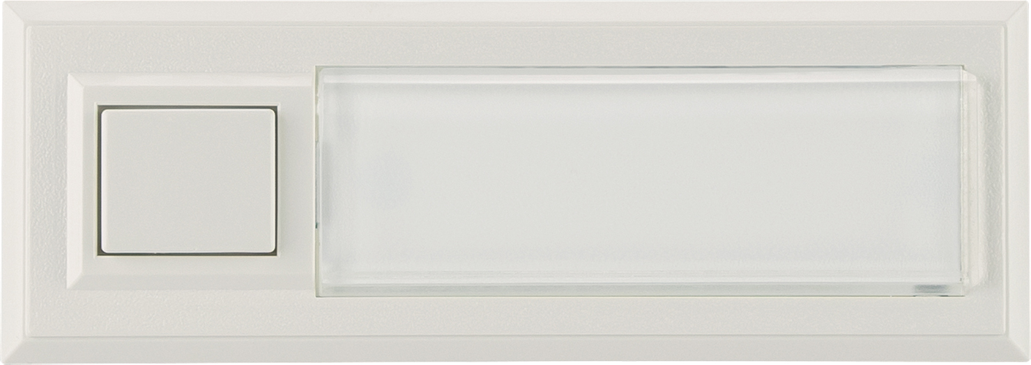 Grothe Klingeltaster AP 1fach 32x90x18mm,ws,o.bel. ETA 2122