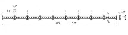 Weloom LED-Tape 4100K 1872 Lumen 19,2W 24V 5m 10mm IP62