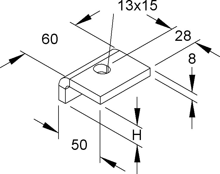 Niedax Profilklemme, Schwer HSKS 10