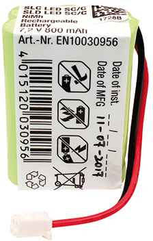 ESYLUX Ersatzakku SLDBATTERYNiCd800mAh - EN10030956 ESYLUX Ersatzakku SLDBATTERYNiCd800mAh - EN10030956