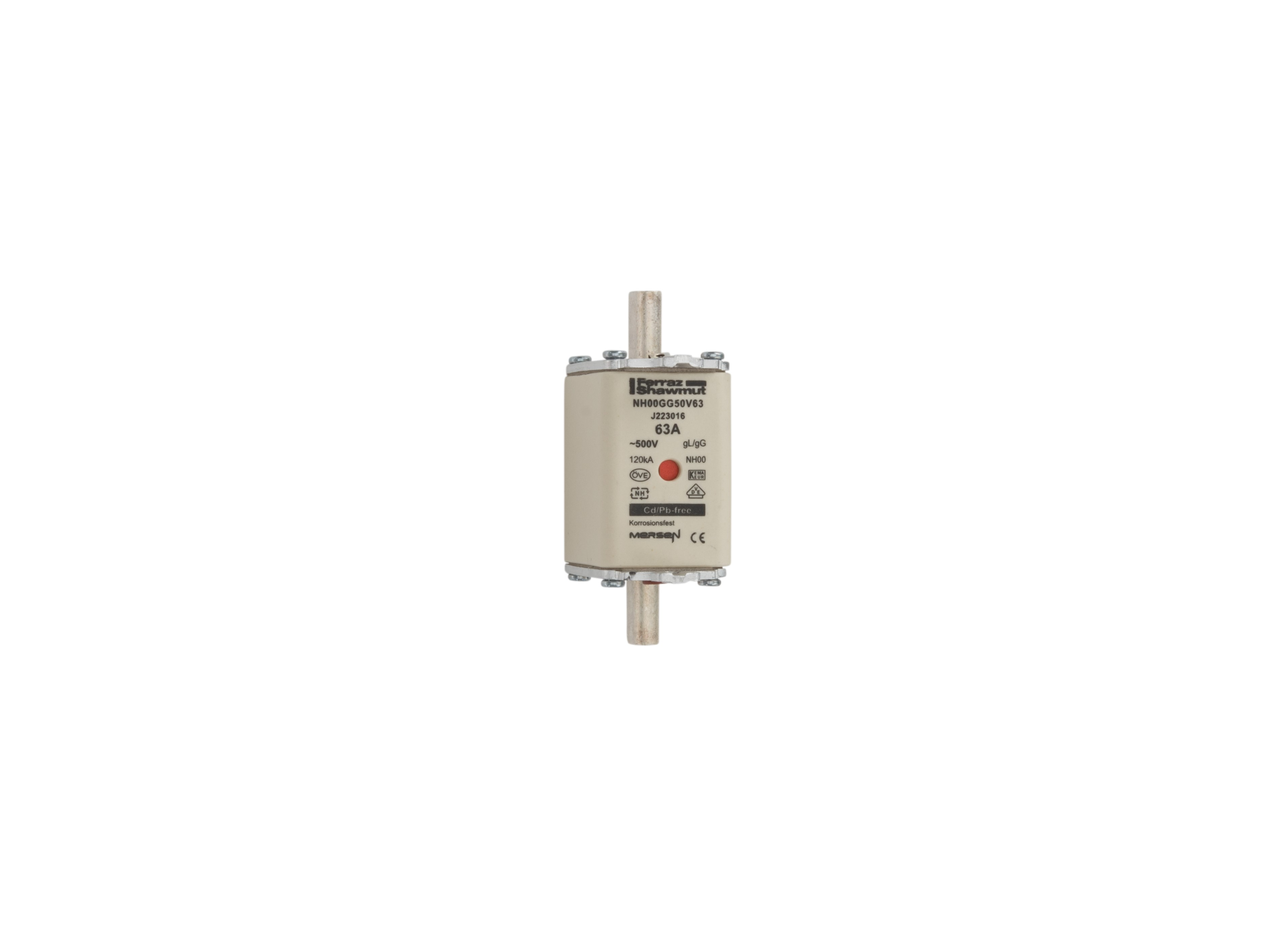 Mersen NH-Sicherungseinsatz SF Gr.00 gG 35A/500V KM NH00GG50V35