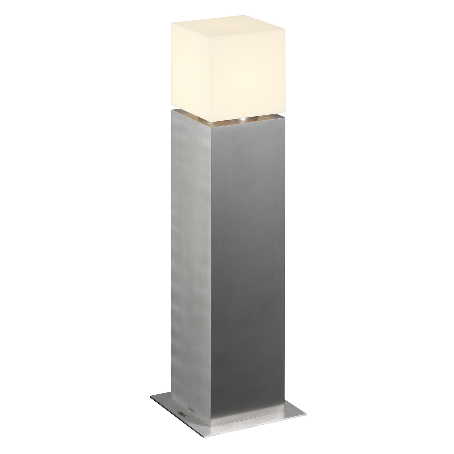 SLV SQUARE POLE 60, E27, Outdoor Stehleuchte, Edelstahl 304, max. 20W, IP44 - 1000345