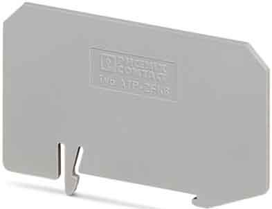 Phoenix Contact Trennplatte, grau 2mm ATP-ST 6