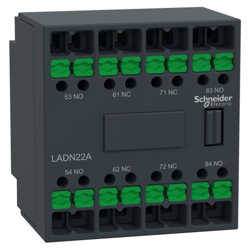 Schneider Electric Tesys Deca Hiko 2S+2Ö Snapin LADN22A - LADN22A