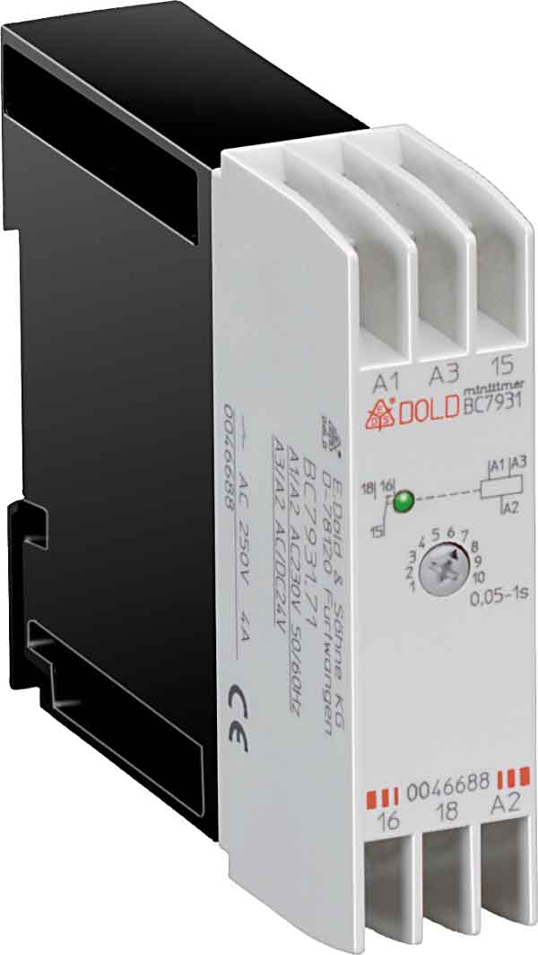 Dold&Söhne Wischrelais AC/DC24V+AC230V BC7931N.710,5-10S - 52663 Dold&Söhne Wischrelais AC/DC24V+AC230V BC7931N.710,5-10S - 52663