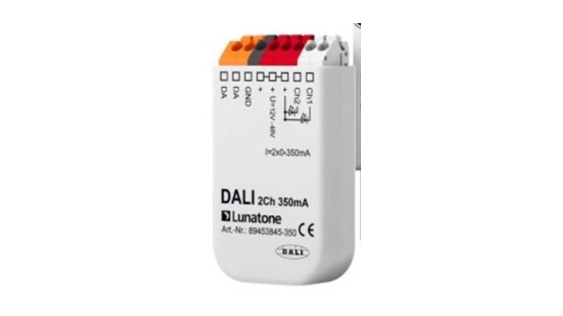 Lunatone LED-Dimmer DALI 2Ch CC 350mA