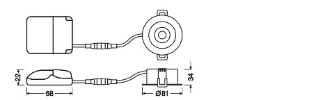 Ledvance LED-Einbaustrahler SPOT AIR ADJUST 4W 940 DIM IP23 WT - 4099854000065