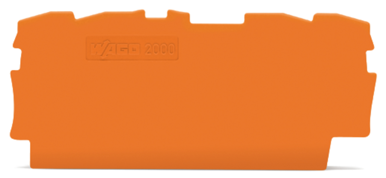 WAGO GmbH & Co. KG Abschlussplatte orange 2000-1492