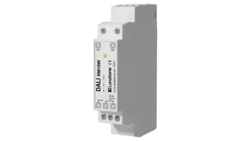 Lunatone Light Management switching actuator DALI RM16 1xChangover DIN Rail 