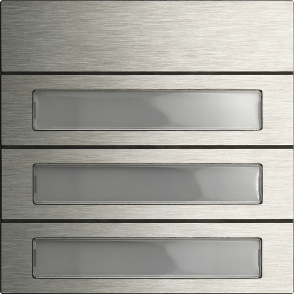 Gira Ruftastenmodul 3fach Edelstahl 5533920