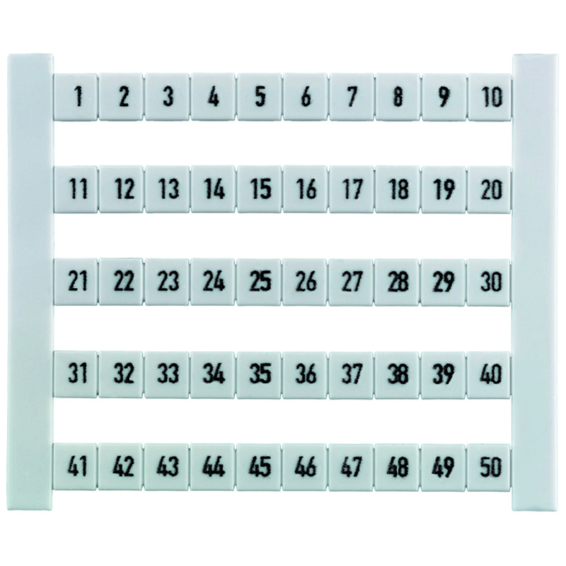 Weidmüller Klemmenmarkierer dekafix ws DEK 6 FW 1-50 - 468660001