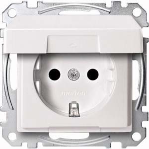 Merten SCHUKO-Steckdose pws Klappdeckel MEG2310-0419 - MEG2310-0419 günstig online kaufen