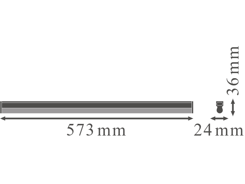 Ledvance LED-Lichtleiste LINEAR COMPACT HIGH OUTPUT 600 10 W 3000 K