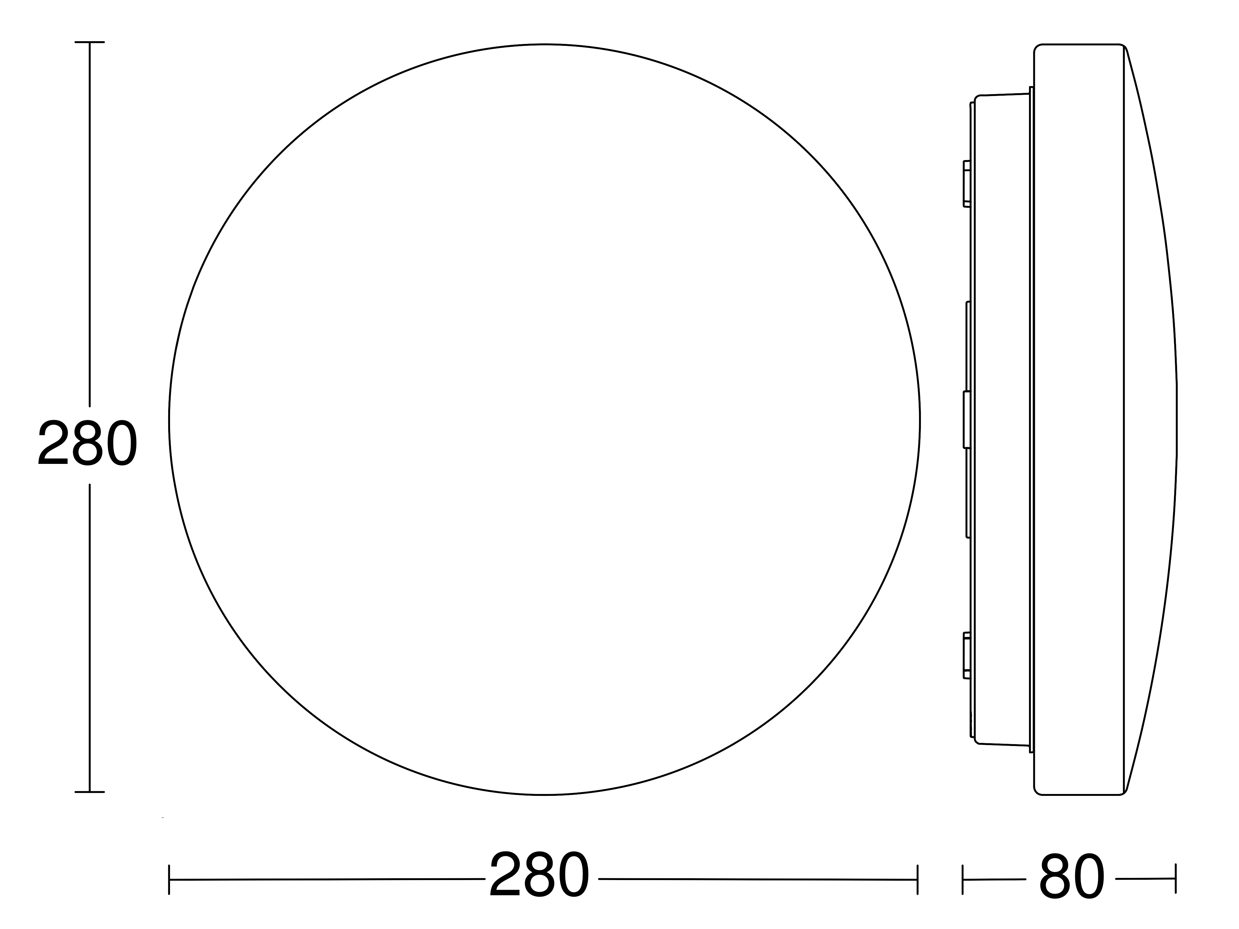 Steinel Sensor-LED-Innenleuchte P1 flat 3000k RS PRO P1-R FL S WW - 69681