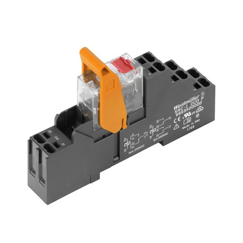 Weidmüller Relaiskoppler P m.Prüftast 230V/3,2mA AC RCIKITP230VAC2COLDPB - 8897260000