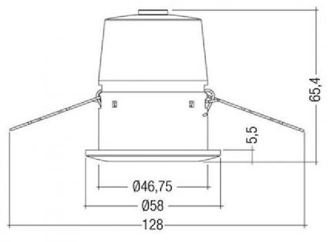 Tridonic Lichtmanagement Einbau DALI2-Msensor G3 SRC 30 PIR 5DPI WH - 28002386