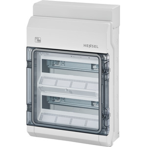Hensel KV-Automatengehäuse 24TE(2x12x18mm) IP65 KV PC 9224