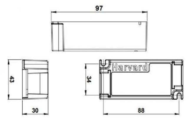 Harvard LED-Driver CLK20-1050P-240-B