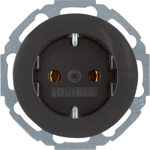 Berker Steckdose SCHUKO 45 Grad schwarz glänzend 47272045 günstig online kaufen