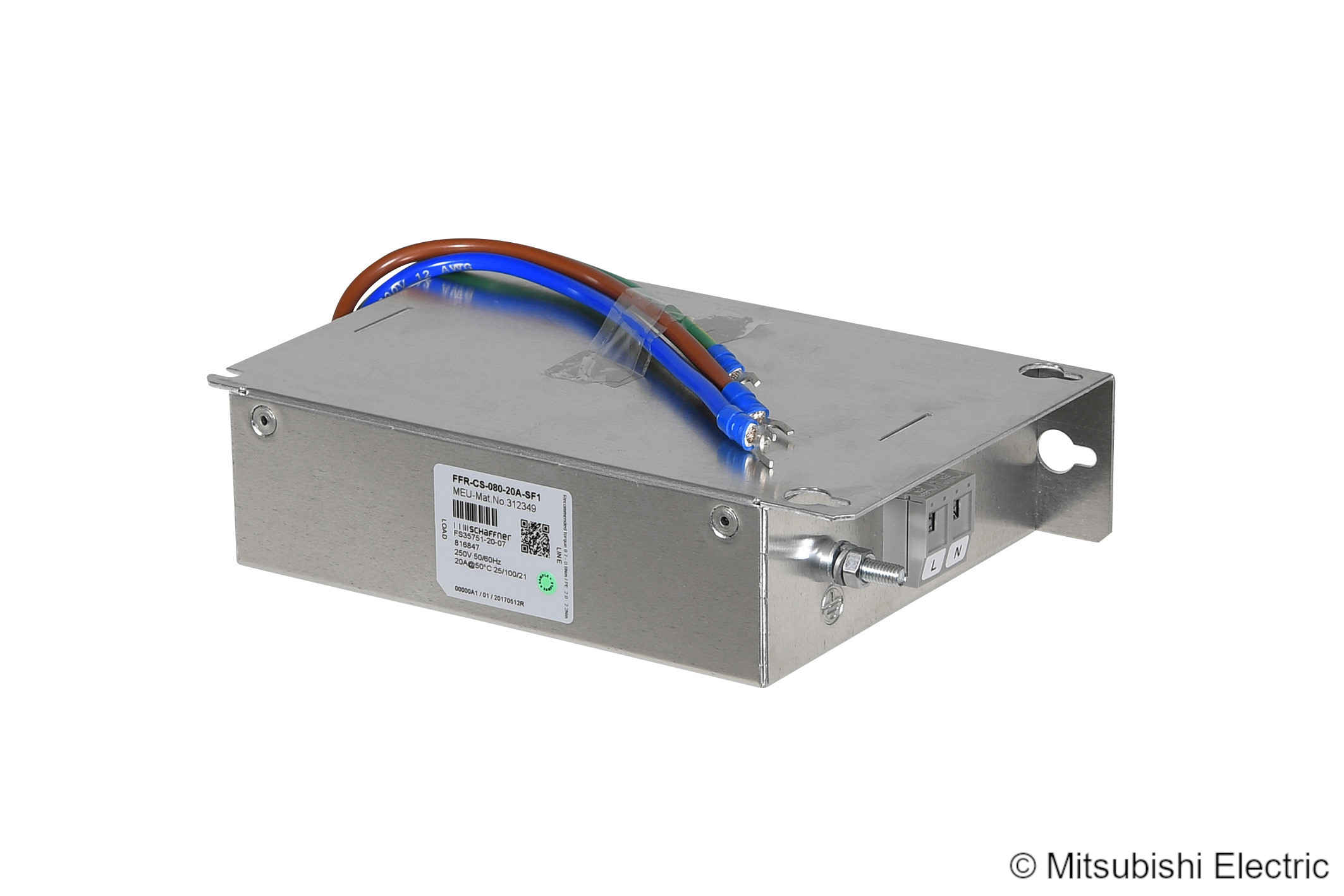 Mitsubishi Electric Funkentstörfilter C1 20m, C2 50m FFR-CS-080-20A-SF1