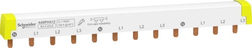 Schneider Electric Phasenschiene Steg ablängbar, 4P, 12 TE A9XPH412 - A9XPH412