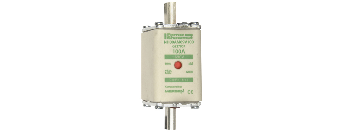 Mersen Sicherungseinsatz NH aM Gr.00 100A sfü KM NH00AM69V100