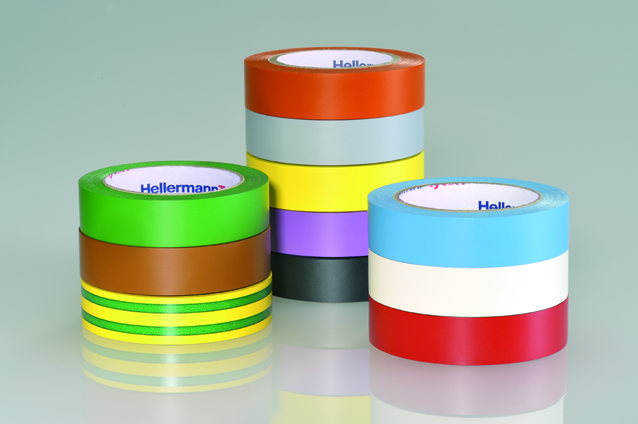 HellermannTyton PVC Isolierband-Set 10 versch. Farben HTAPE-FLEX 15 Mix - 710-00146