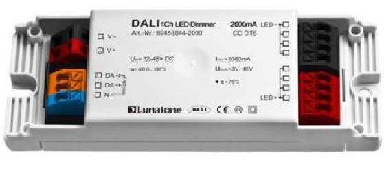 Lunatone Light Management LED-Dimmer DALI 1Ch CC 2000mA 89453844-2000