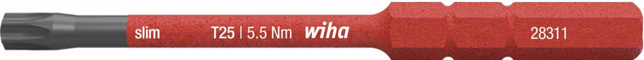 Wiha 6-rund Schraubendreher SoftFinish electric 2831-15 T25x75