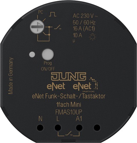 Jung Funk-Aktor 1-kanalig, UP FM AS 10 - FMAS10UP