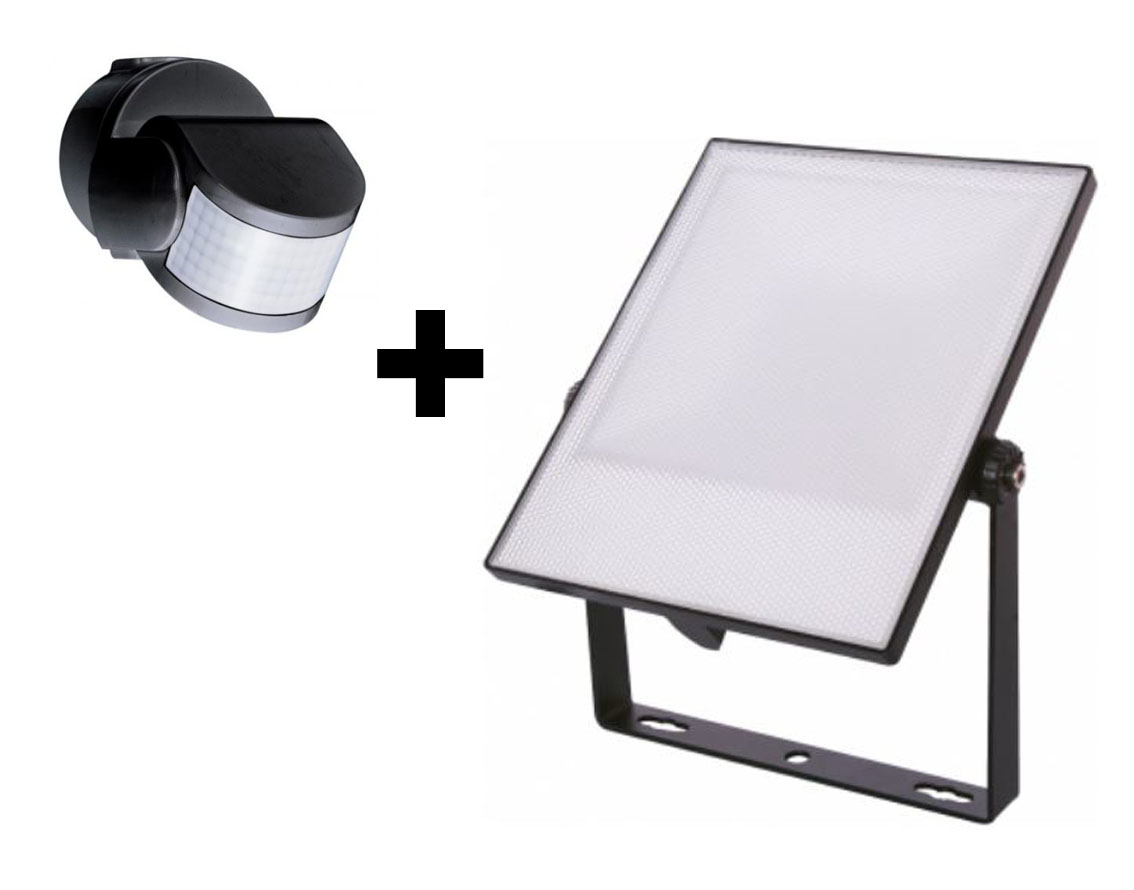 LED spotlight with motion detector EiKO-Züblin